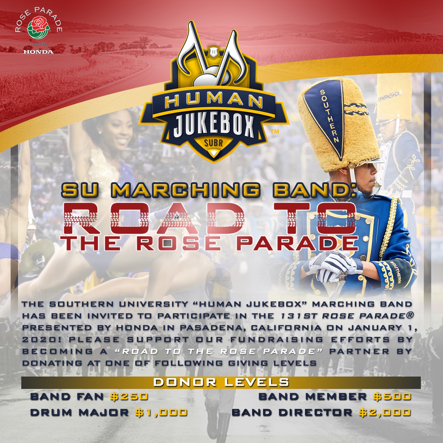 Southern University Marching Band Road to the Rose Parade
